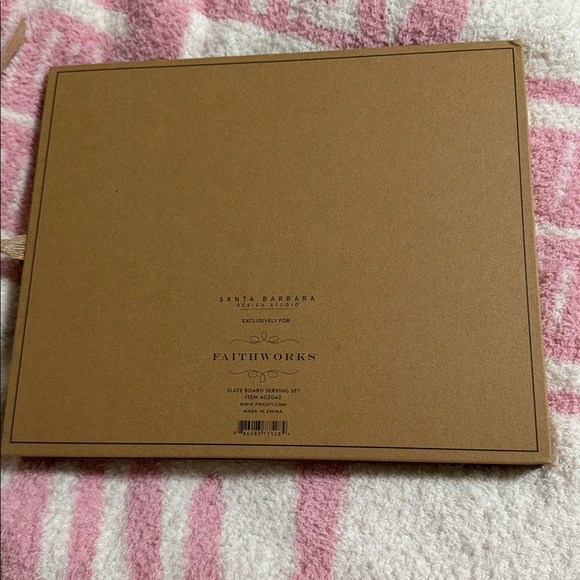 Slate Board Serving Set with Utensil - Picture 5 of 8